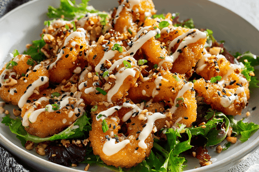 Crispy Honey Walnut Shrimp with Creamy Sweet Glaze