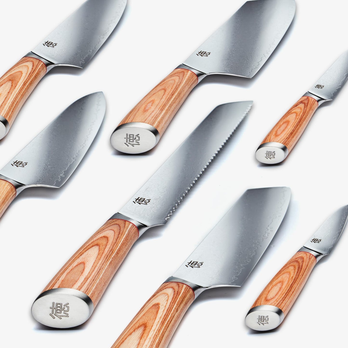 Haruta (はるた) 10 PCS Set VG10 Damascus Steel Kitch