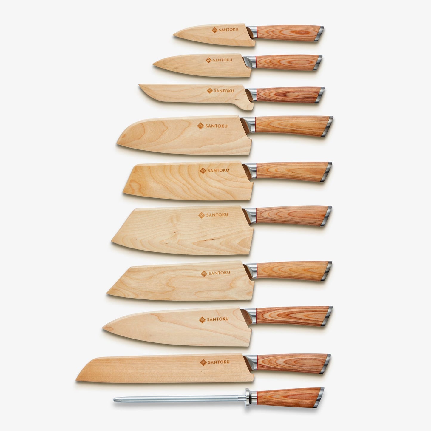 Haruta (はるた) 10 PCS Set VG10 Damascus Steel Kitch