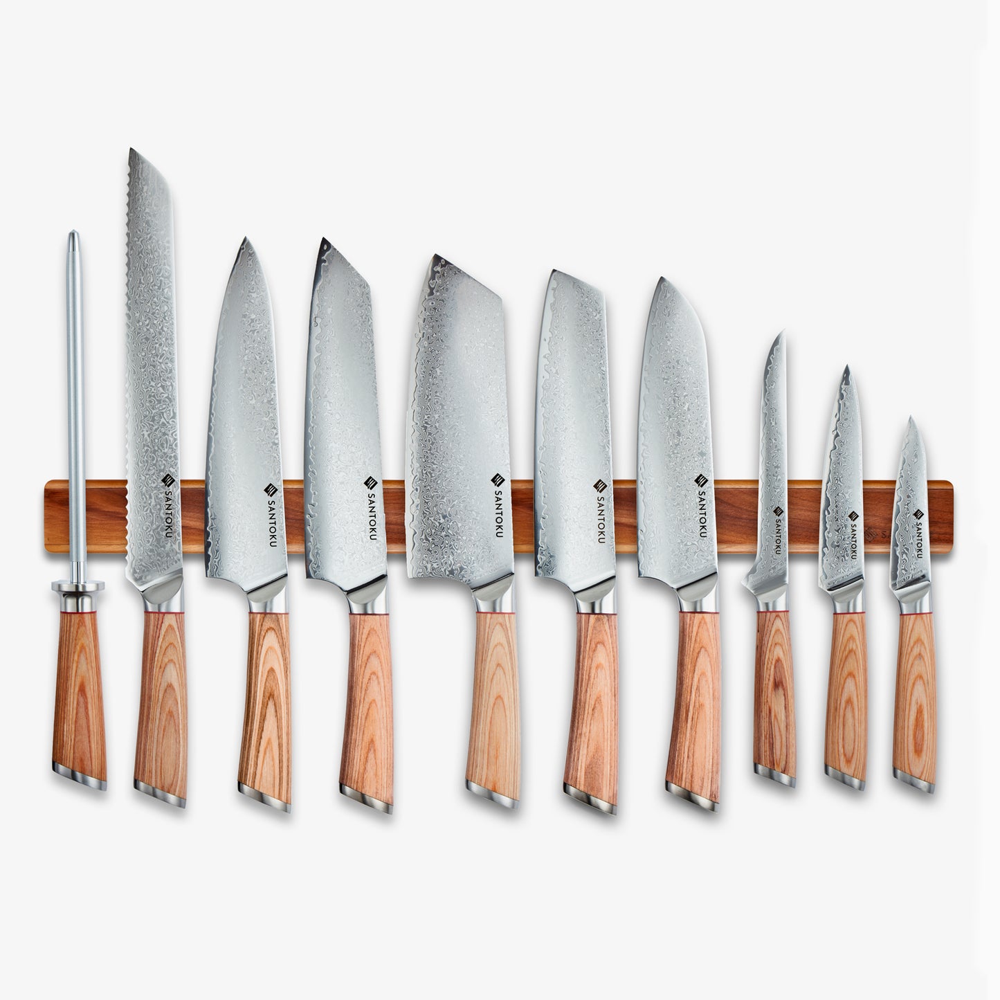 Haruta (はるた) 10 PCS Set VG10 Damascus Steel Kitch