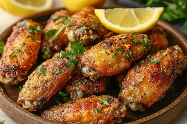 Zesty & Crispy Lemon Pepper Chicken Wings