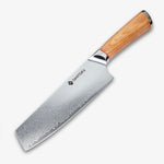 هاروتا 7 بوصة VG10 اليابانية دامشق الصلب سكين ناكيري مع مقبض خشبي و SCABBARD