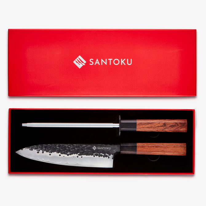 مجموعة Minato Box مجموعة Chef Cnife & Steel Set