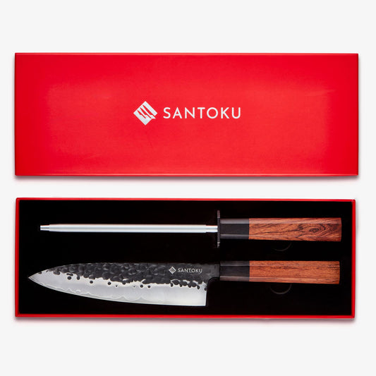 مجموعة Minato Box مجموعة Chef Cnife & Steel Set